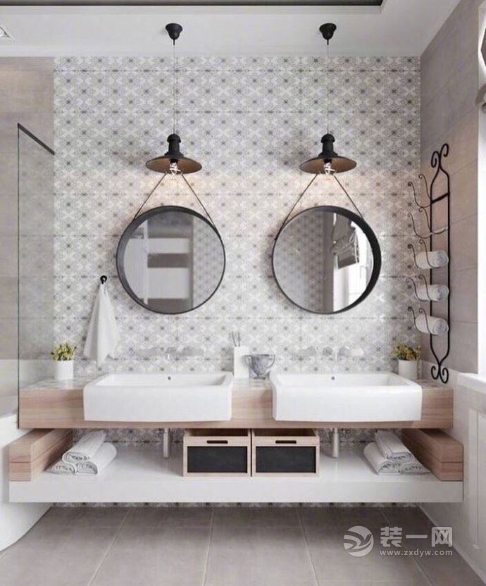 9款卫生间花砖效果图 卫生间装修设计的法宝在这里